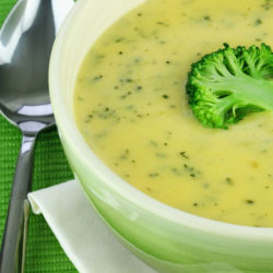 B'gan Creamy Broccoli Chick Pea Soup