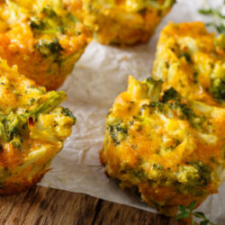 B'gan Easy Cheesy Broccoli Muffins