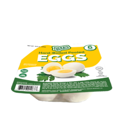 B'gan Hard-boiled Peeled Eggs