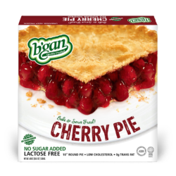 No Sugar Added B'gan Cherry Pie