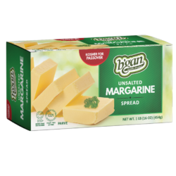 B'gan unsalted margarine kosher for Passover