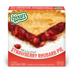 B'gan Strawberry Rhubarb Pie