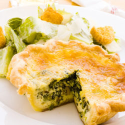 B'gan Easy Broccoli Quiche 