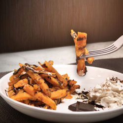 B'gan Sea salt chocolate sweet potato fries