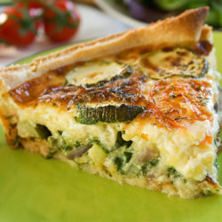 baked zucchini breakfast quiche