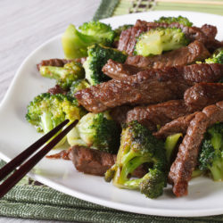 bgan garlic beef and broccoli