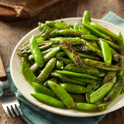 B'gan Crushed Garlic Cubes Parmesan B'gan Sugar Snap Peas